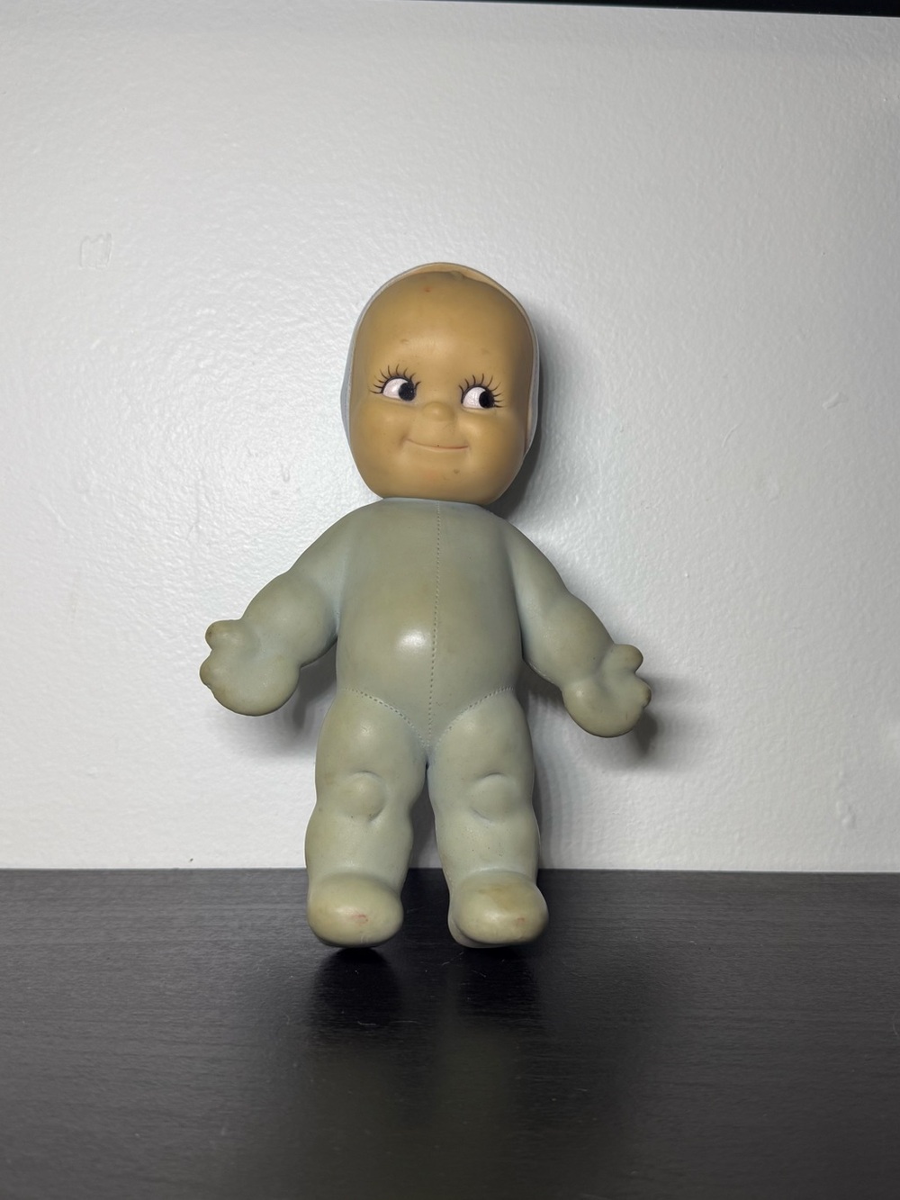 Vintage 1960 Kewpie Rose O’ Neil Cameo 7.75 Inch Ragsy Blue Baby Doll